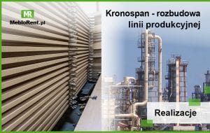 Read more about the article Rozbudowa linii produkcyjnej w firmie Kronospan