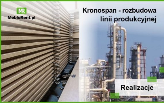 Rozbudowa linii produkcyjnej w firmie Kronospan
