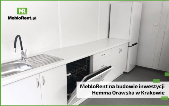 MebloRent na budowie inwestycji Hemma Orawska w Krakowie