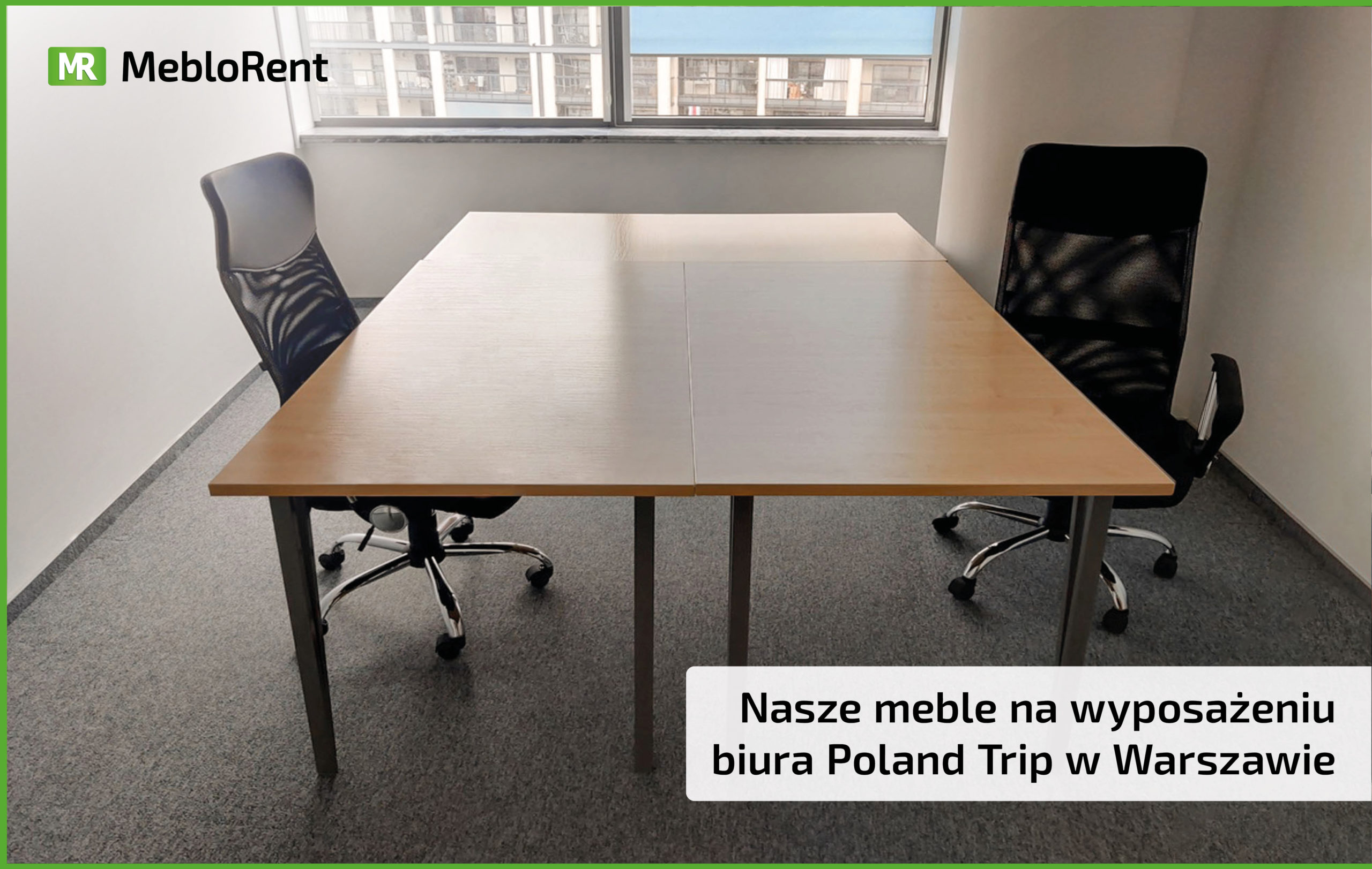 Nasze meble na wyposażeniu biura Poland Trip w Warszawie